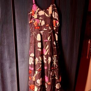 Sundance Black Floral Maxi Dress